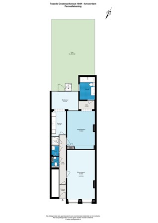 Floorplan - Tweede Oosterparkstraat 184H, 1092 BT Amsterdam